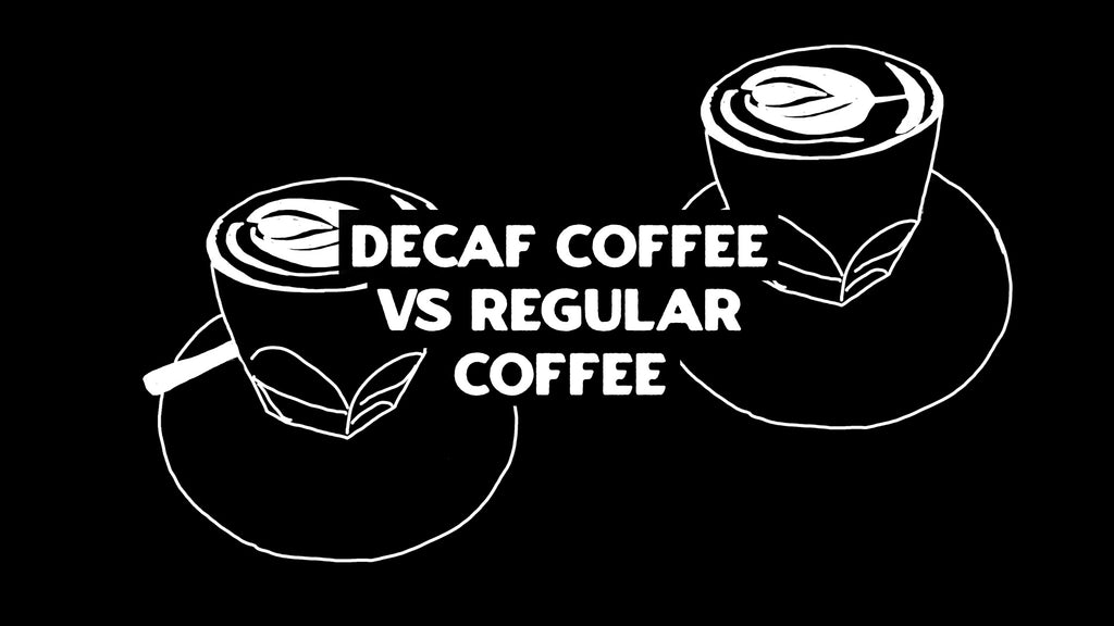 decaf coffee versus regular coffee