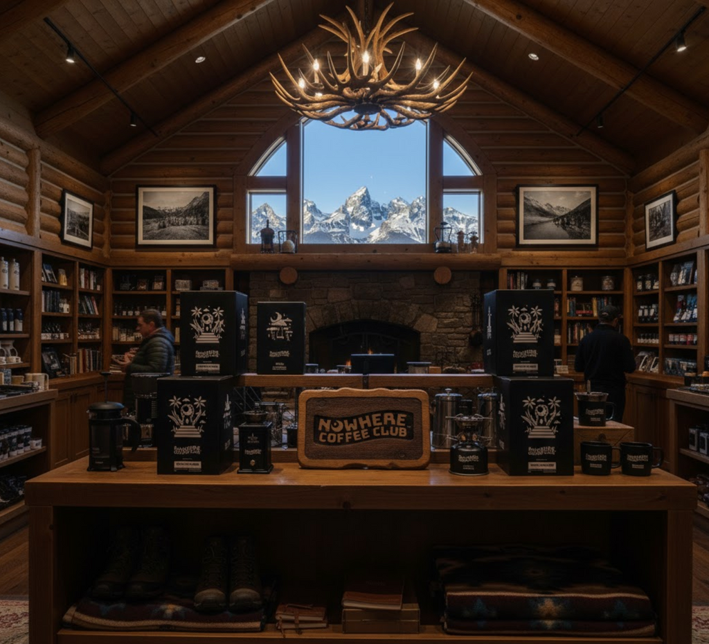 outdoor outfitters selling nowhere coffee club 