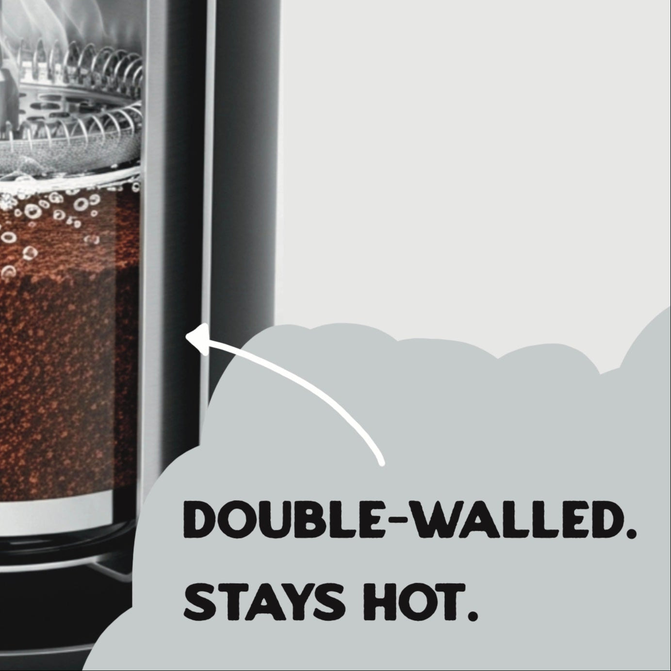 Insulated Plastic free french press