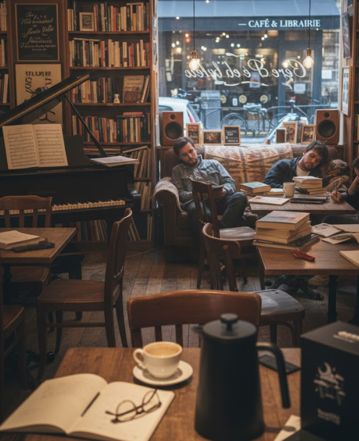 jaques - bookshop- nowhere- coffee - club
